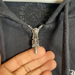 Chrome Hearts Multi Logo Zip-Up Hoodie