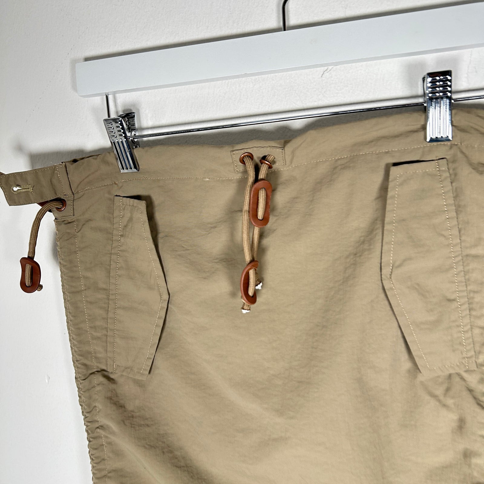 Aris Tatalovich Khaki Technical Cargo Skirt Size M