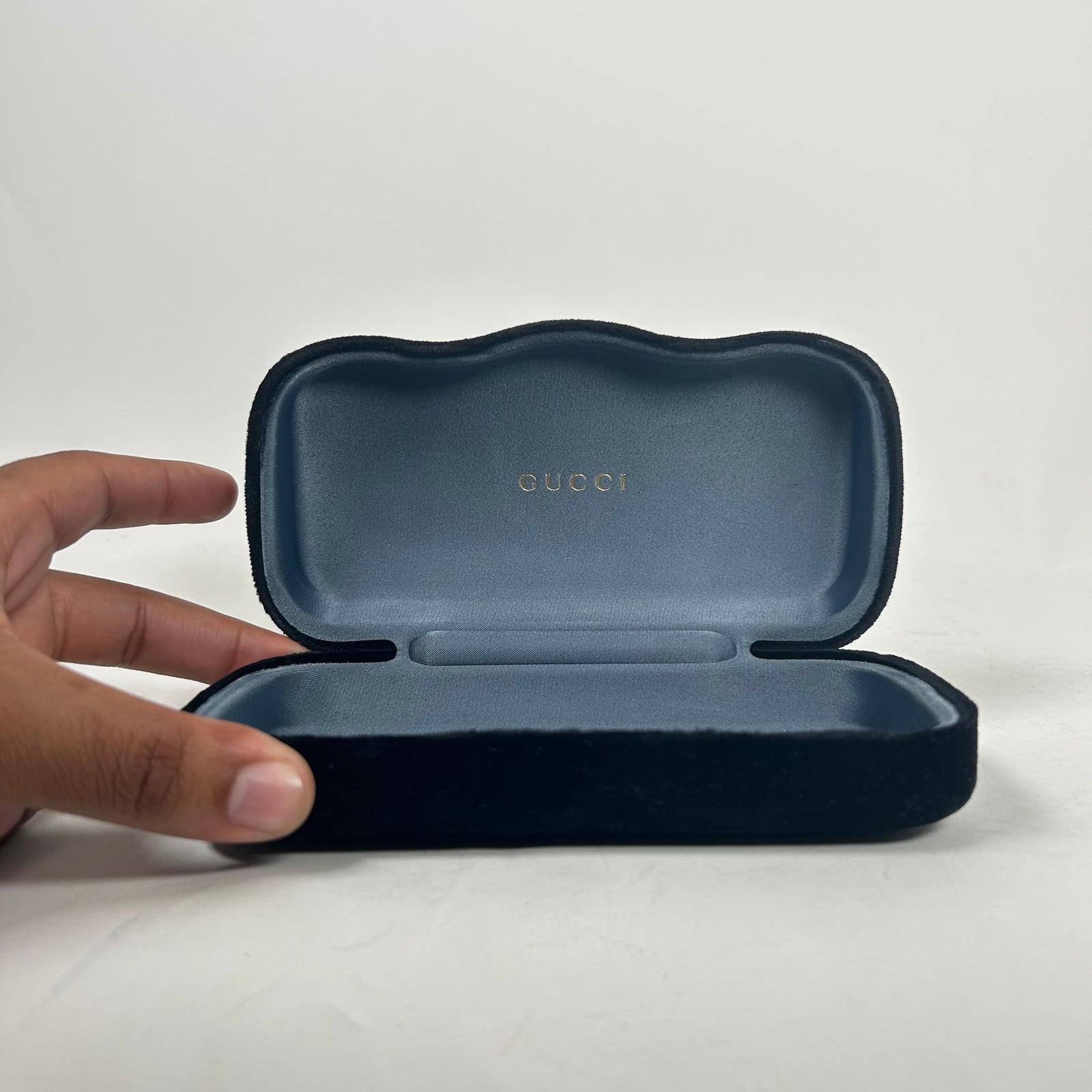 Gucci Black/White Acetate Square Sunglasses