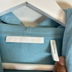 Helmut Lang Blue Societas Hoodie Size L