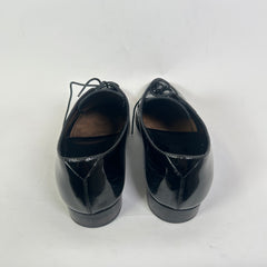 Saint Laurent Black Patent Leather Oxfords Size 40