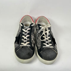 Golden Goose Grey/Red Python Superstar Size 45