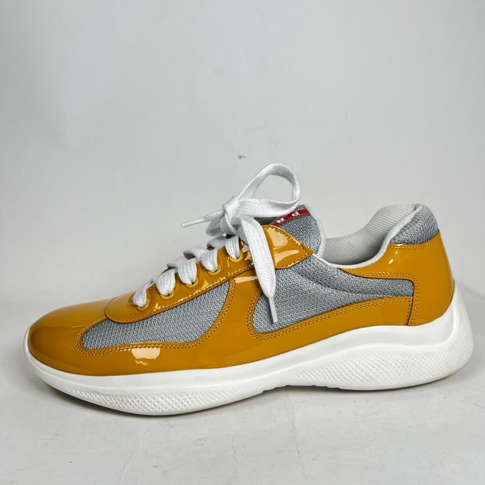 Prada Yellow America Cups Size 8.5