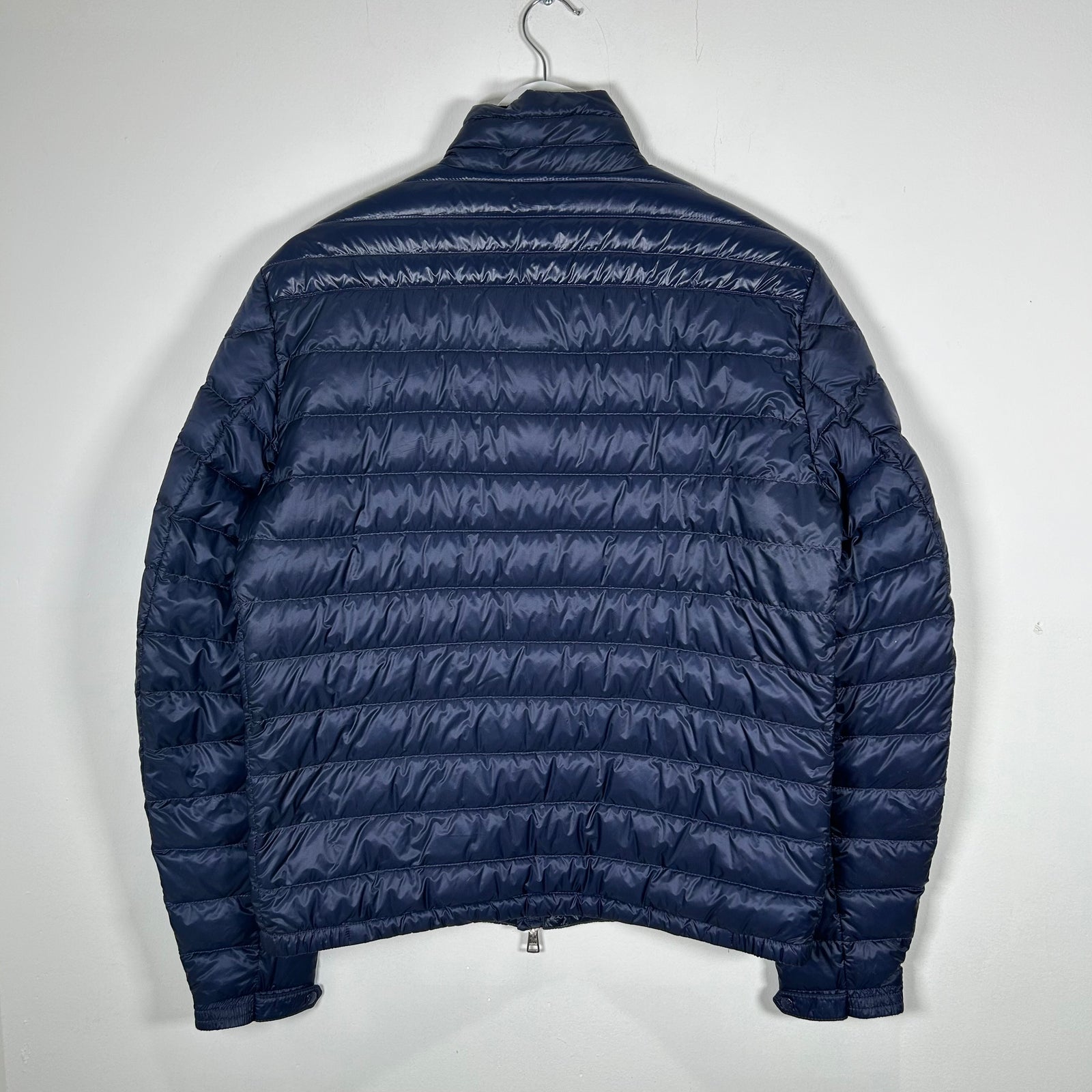 Moncler Daniel Giubbotto Blue Down Jacket Size 3