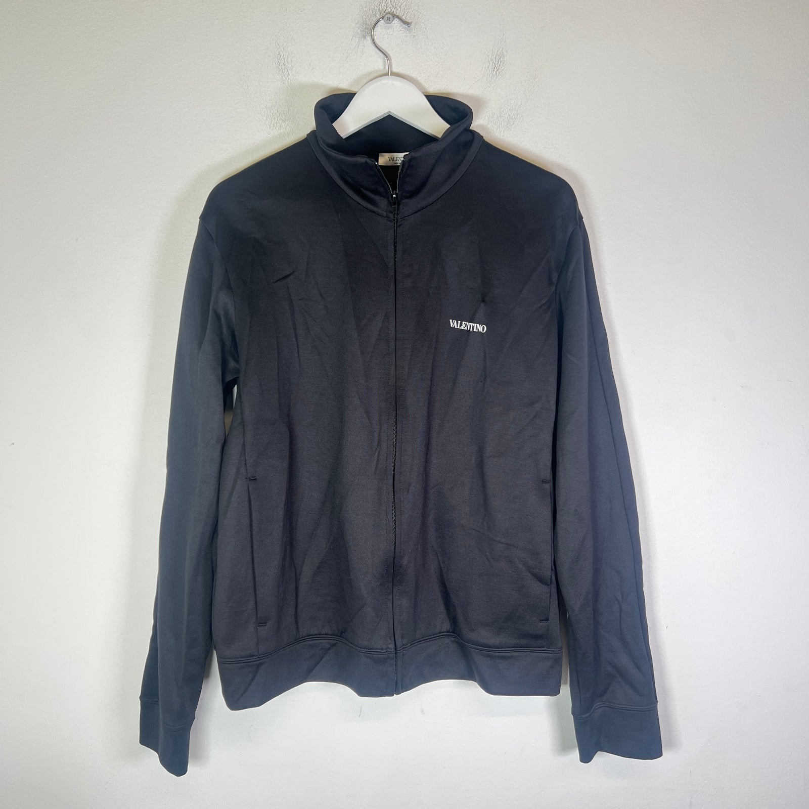 Valentino Black Logo Track Jacket