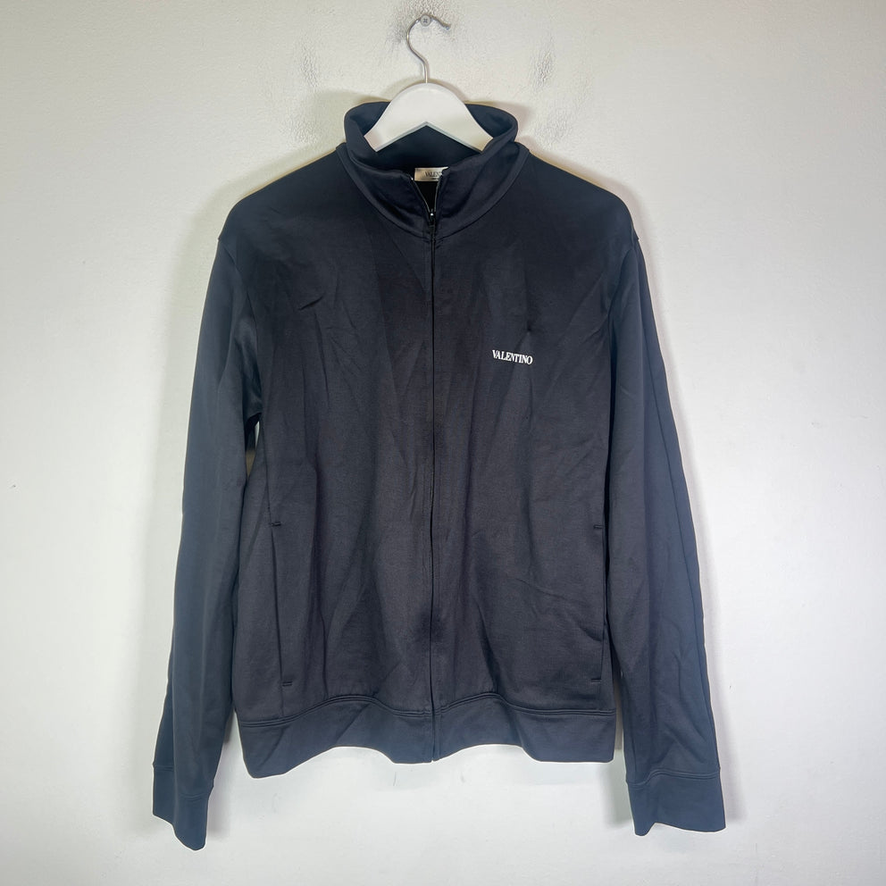 Valentino Black Logo Track Jacket