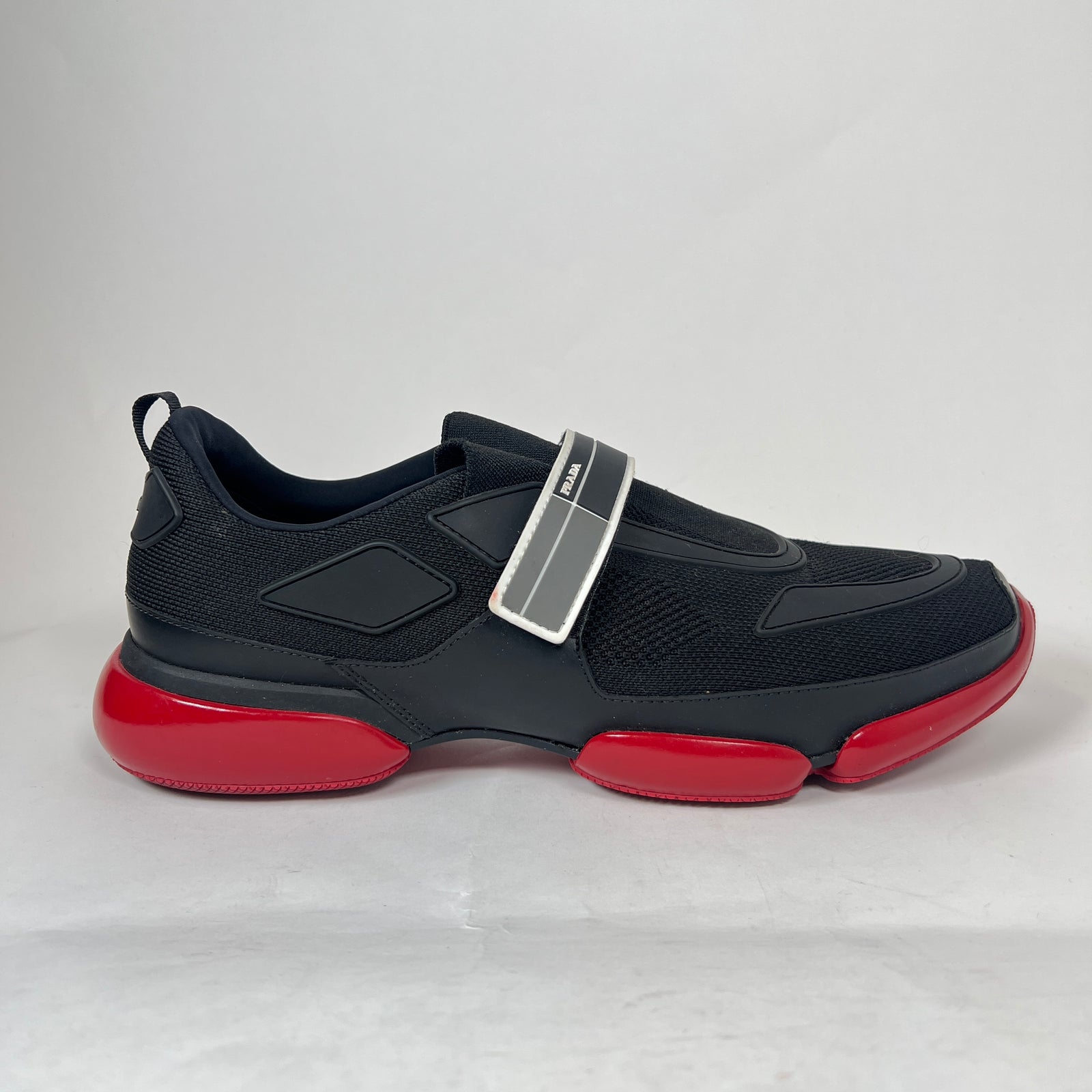 Prada Black/Red Cloudbust Sneaker 10