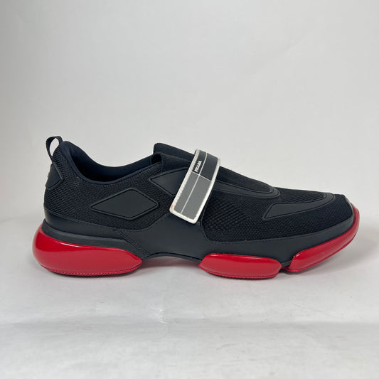 Prada Black/Red Cloudbust Sneaker 10