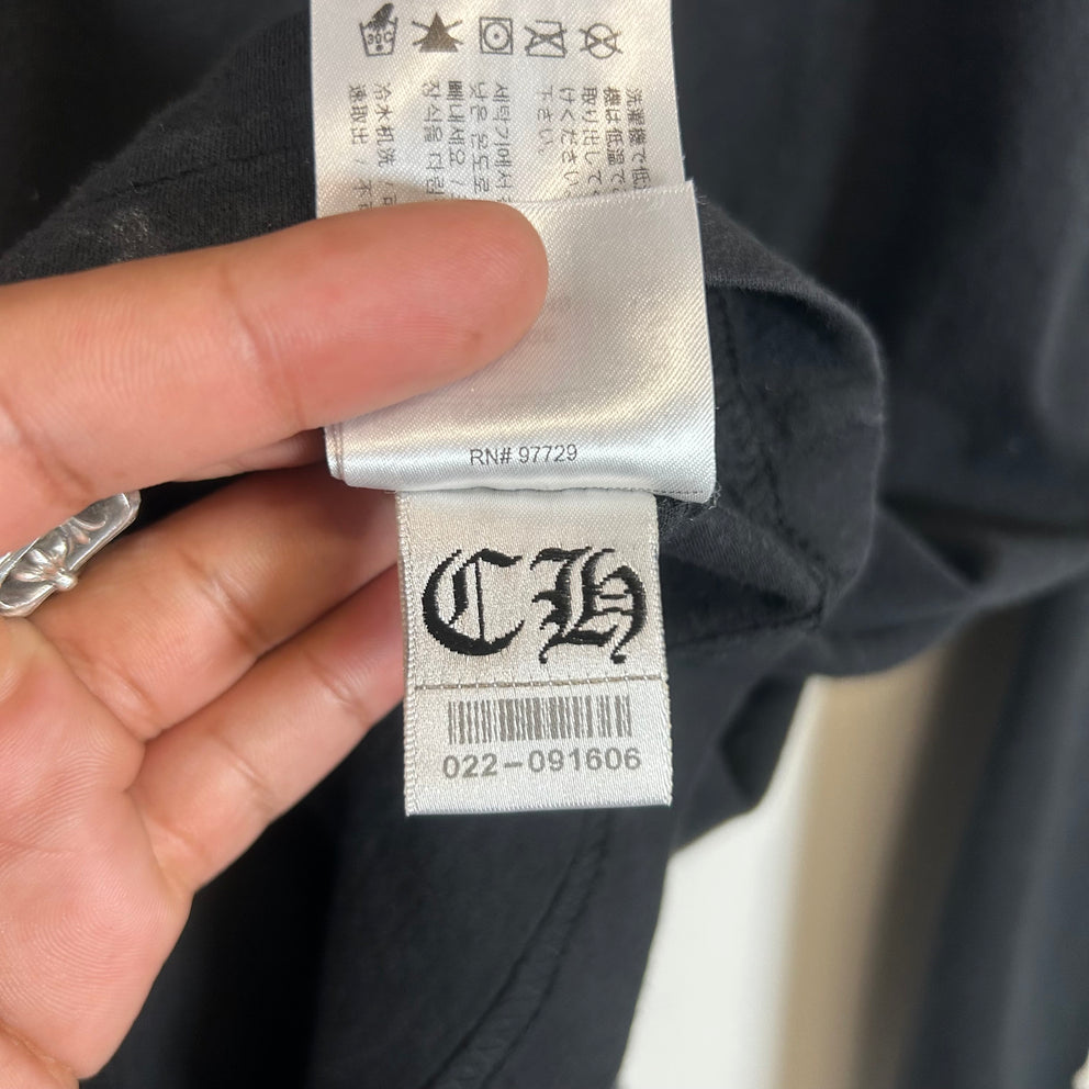 Chrome Hearts Black Plus Cross Longsleeve Size L