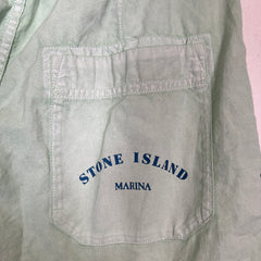 Stone Island Mint Marina Wide-Leg Pants Size 28