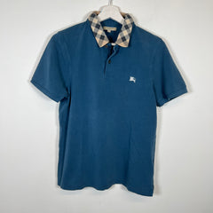 Burberry Vintage Navy Polo Size M