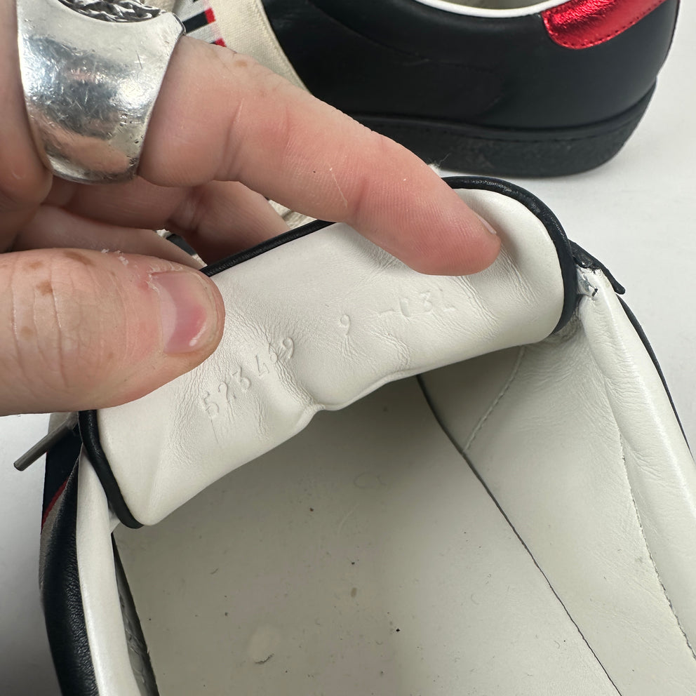Gucci Aces Black Size 9