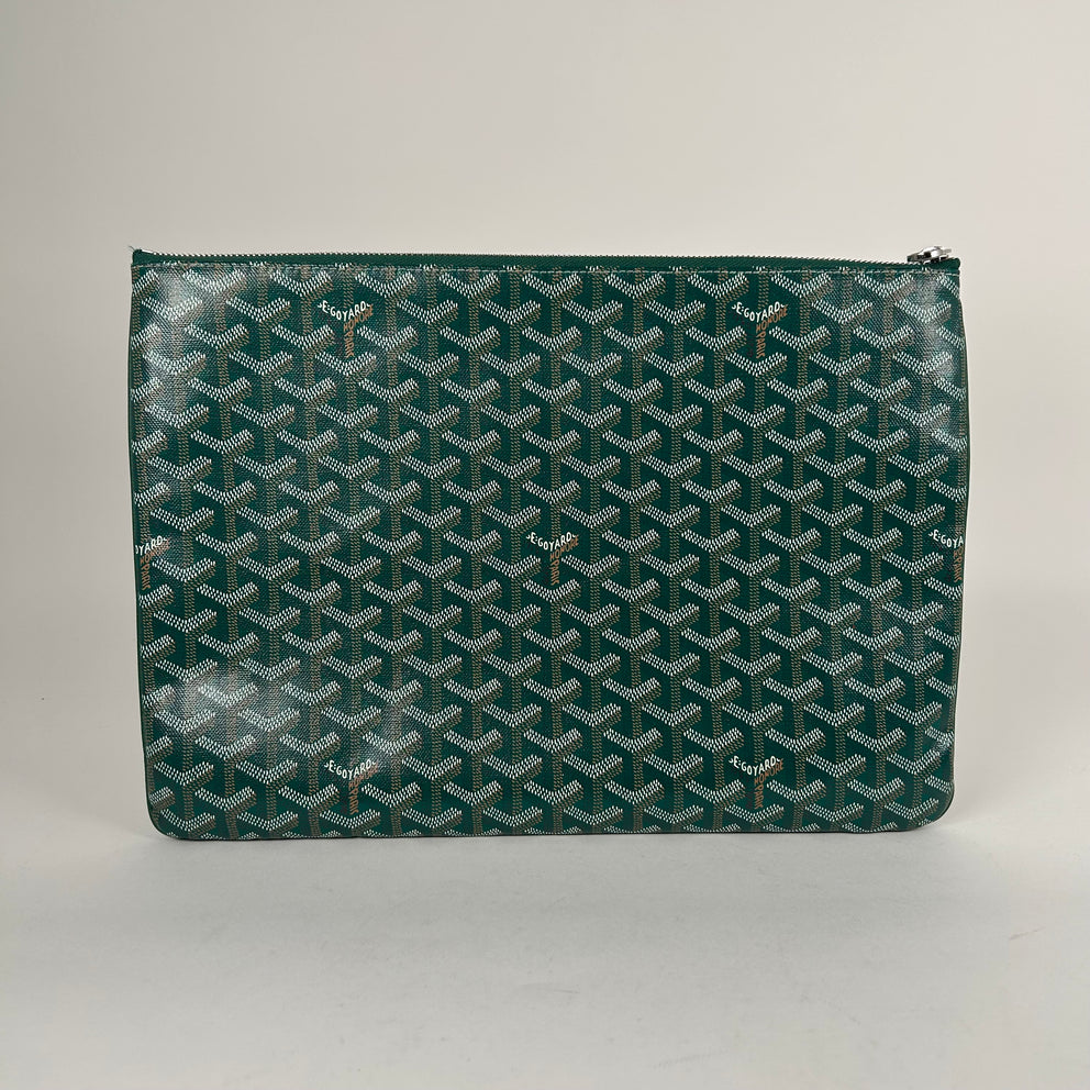 Goyard Senat Green Pouch