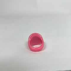 Bape Yellow & Pink Baby Milo Ring Set Size L