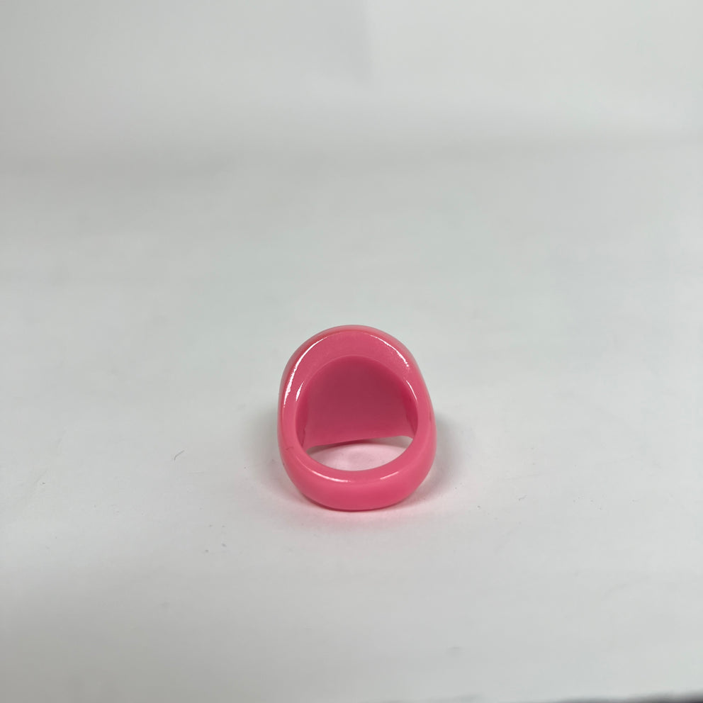 Bape Yellow & Pink Baby Milo Ring Set Size L