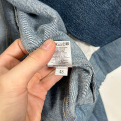 Marine Serre Regenerated Patchwork Jean Jacket Size M