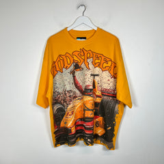 Godspeed Yellow F1 Finishline T-Shirt Size XL