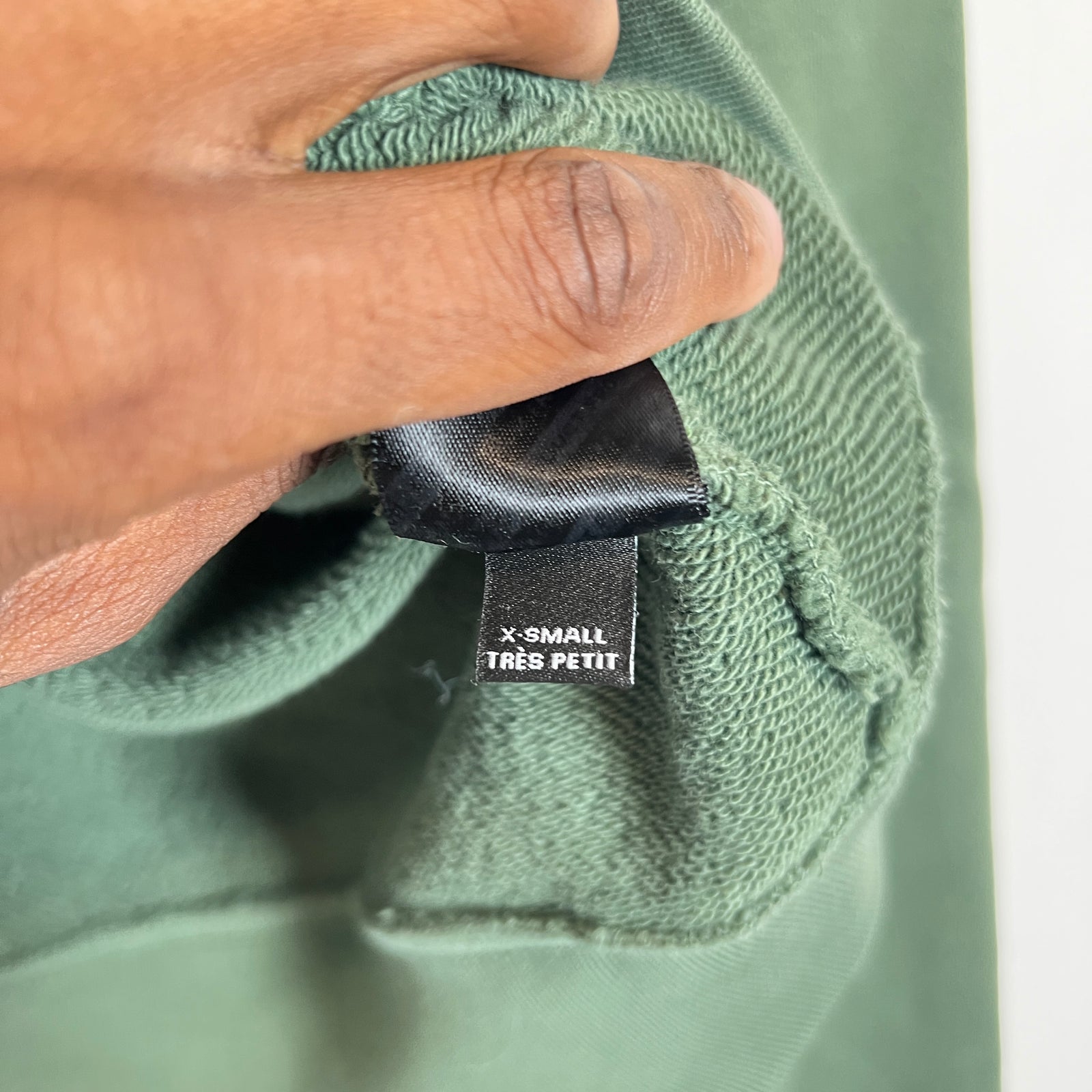 Amiri Green/Peach Watercolor MA Logo Hoodie Size XS