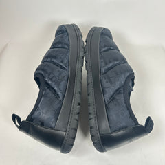 Dior Black/Black Oblique Nylon Puffer Slipper Size 44