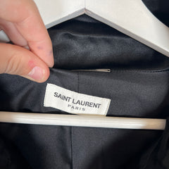 Saint Laurent Tricolor Teddy Track Jacket Size 52