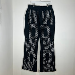 Who Decides War Poem Sweat Pants Size 36