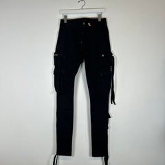 Amiri Black Cargo Pants Size 31