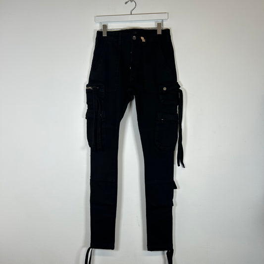 Amiri Black Cargo Pants Size 31