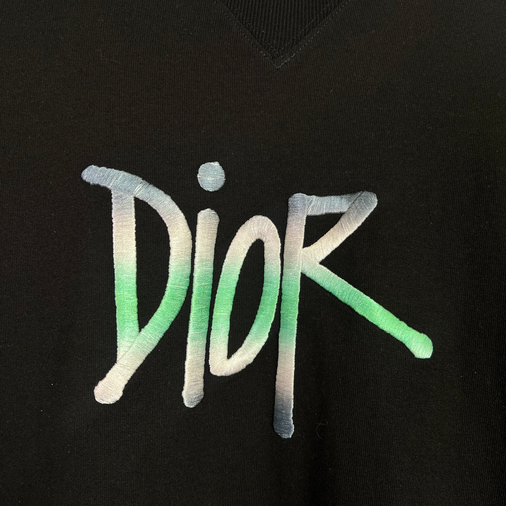 Dior x Shawn Stussy Gradient Logo T-Shirt
