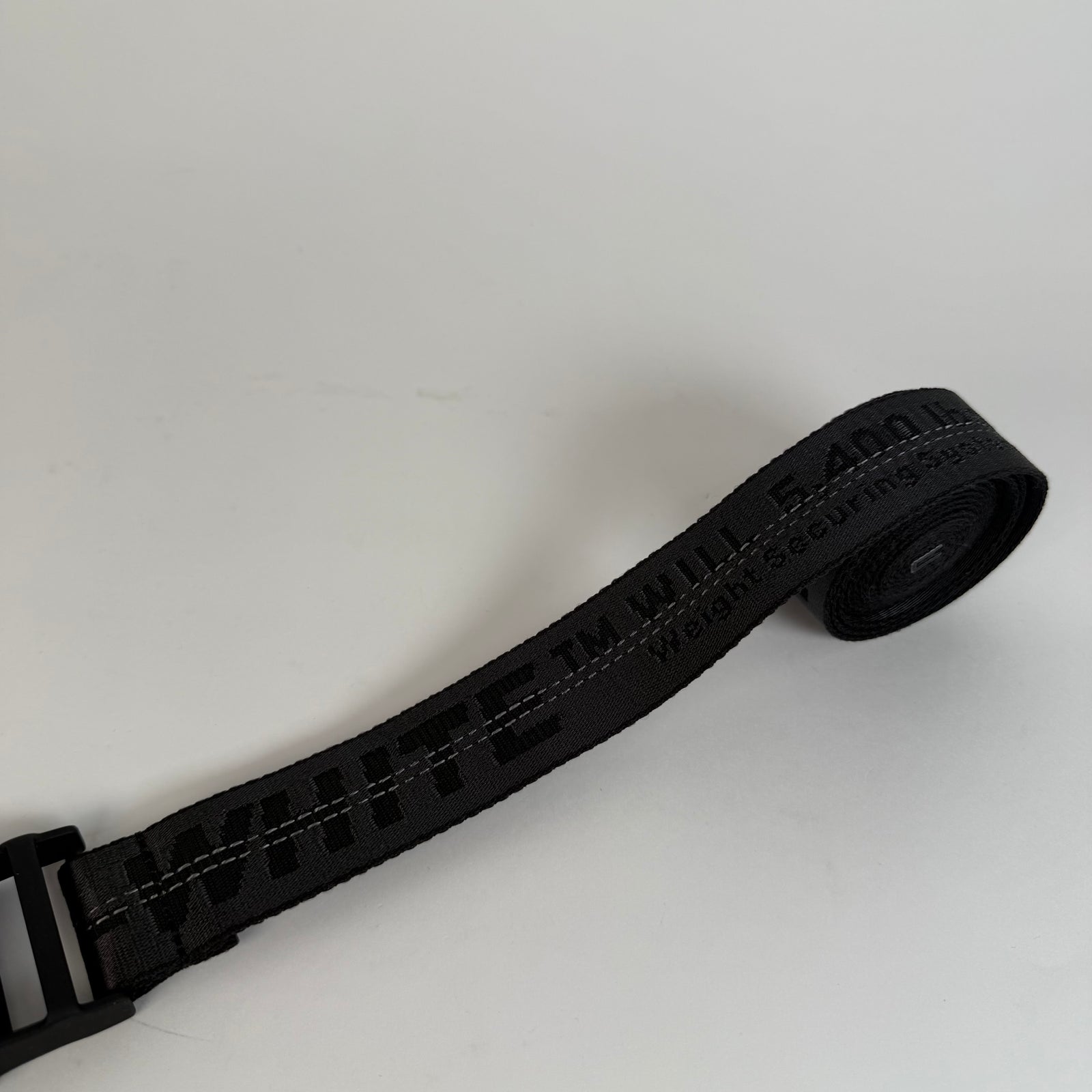 Off-White Black Industrial Belt