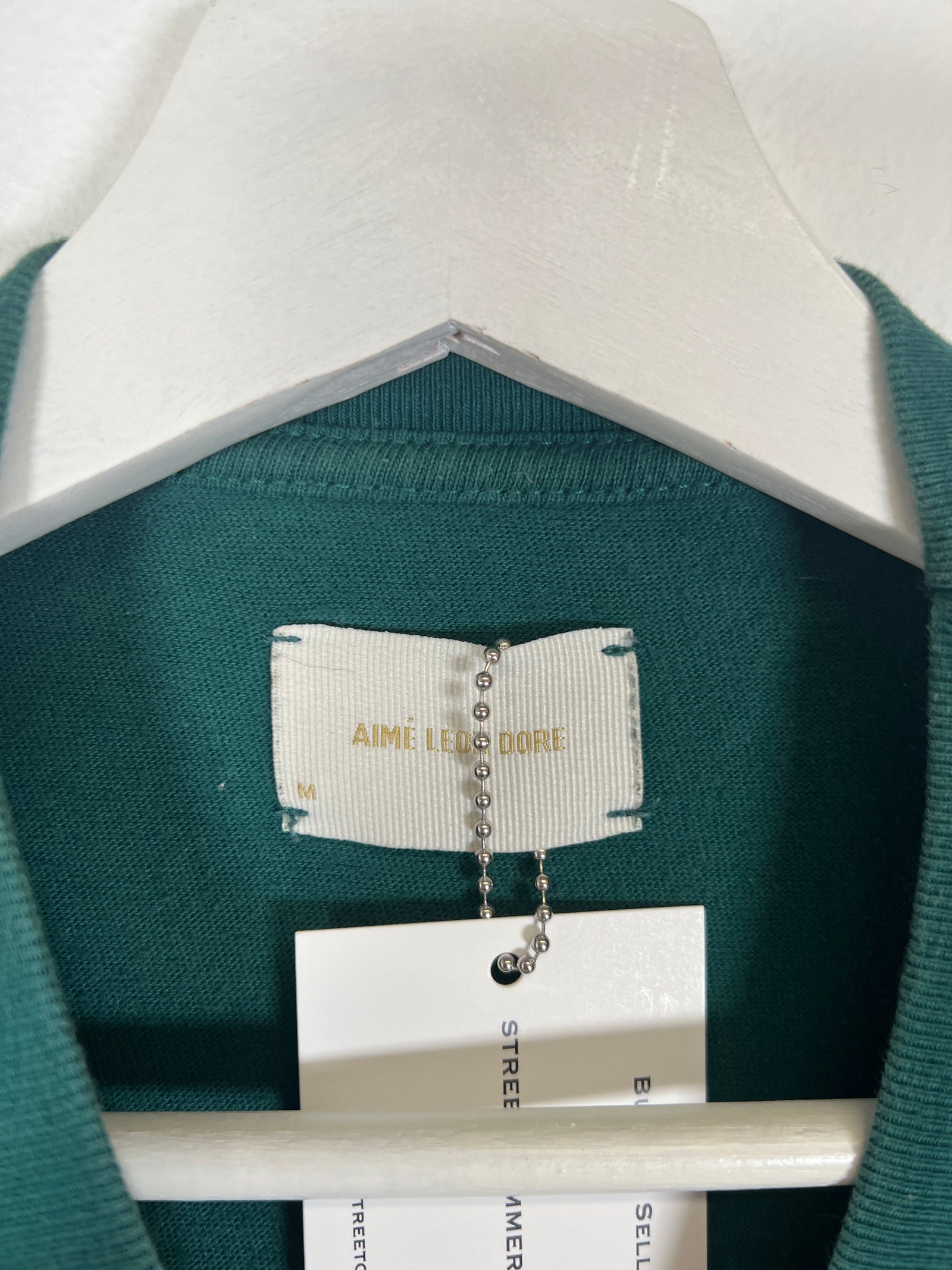 Aime Leon Dore Green Worlds Borough Tee Size M