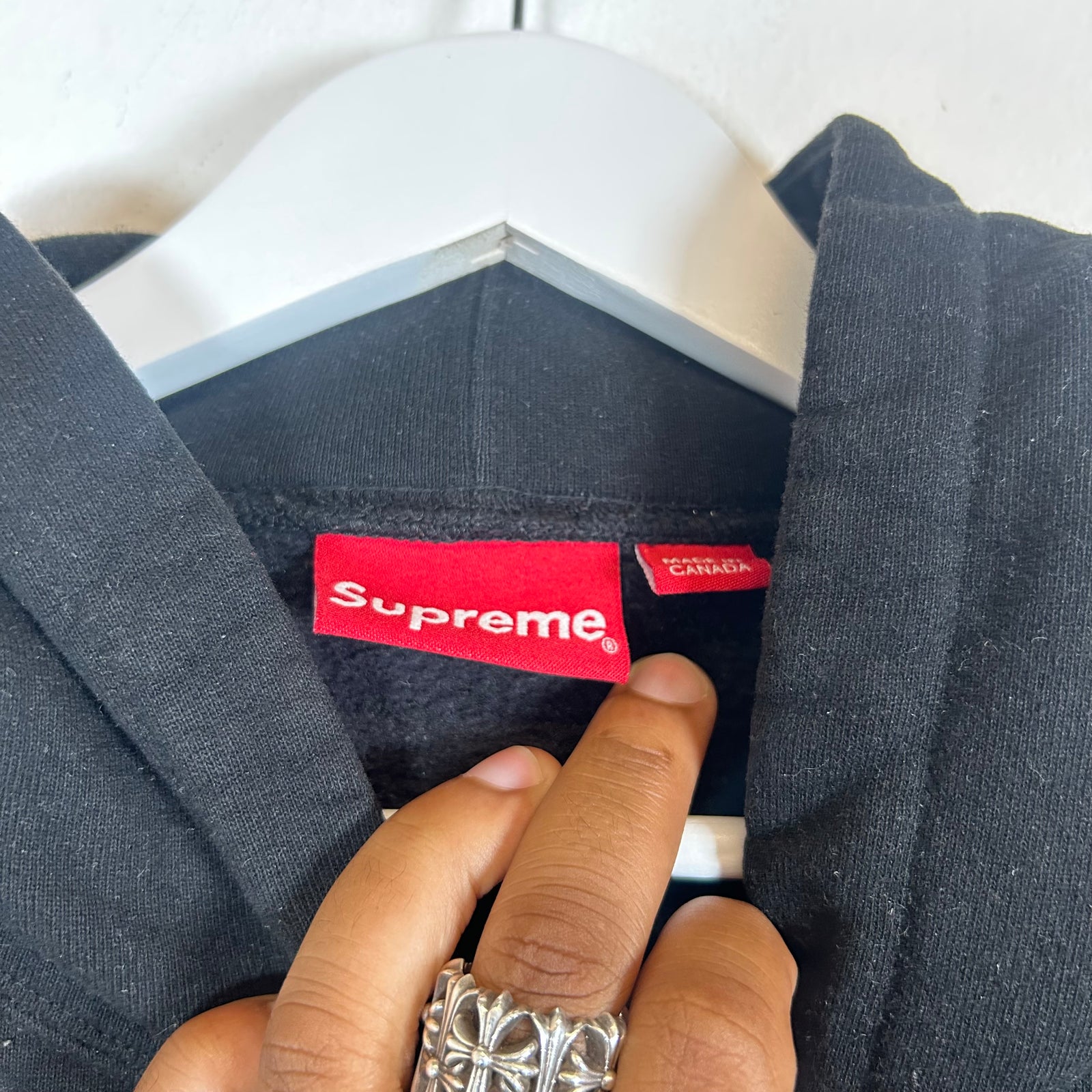Supreme x Neil Blender Black Mosaic Hoodie Size M
