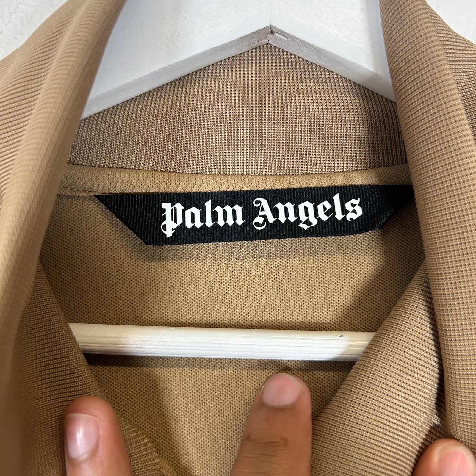 Palm Angels Tan Track Jacket Size M