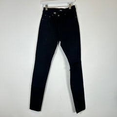 Amiri Black Distressed Skinny Jeans Size 31
