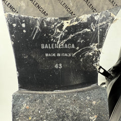 Balenciaga Rim BB Icon Leather Ankle Boots Size 43