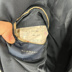 Burberry Navy Blazer Size M