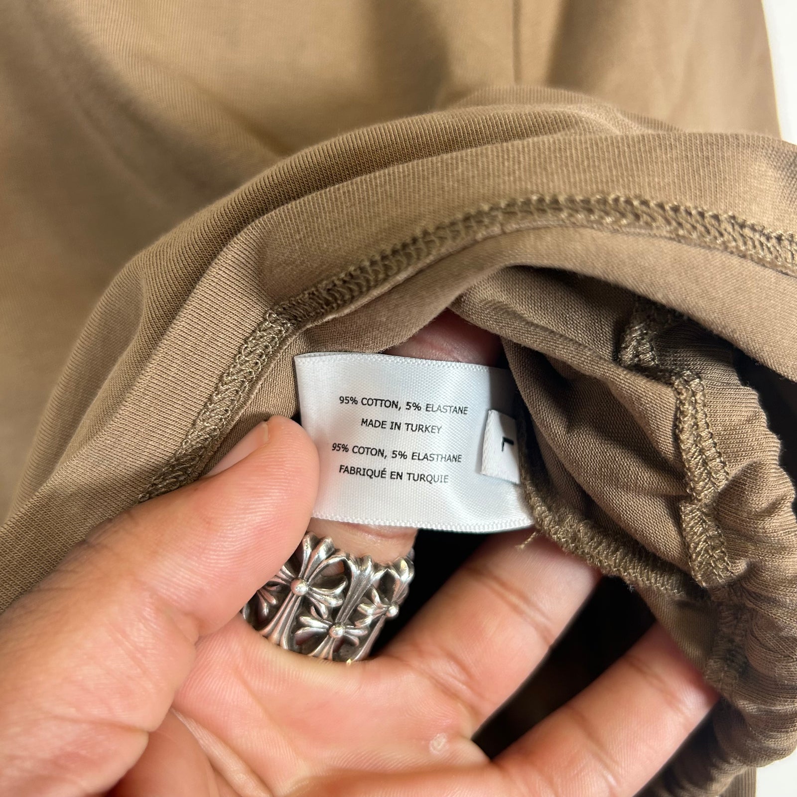 Proenza Schouler Brown Scrunched Shirt Size L