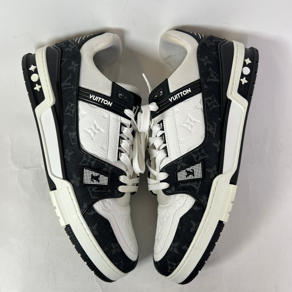 Louis Vuitton Denim Monogram LV Trainers