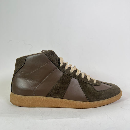 Maison Margiela Brown Mid-Top Replica Gats Size 46