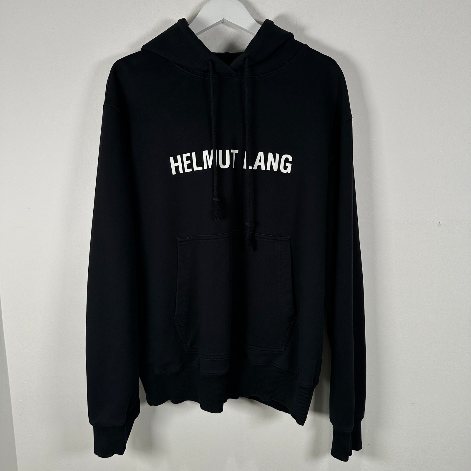 Helmut Lang Logo Hoodie Size XL