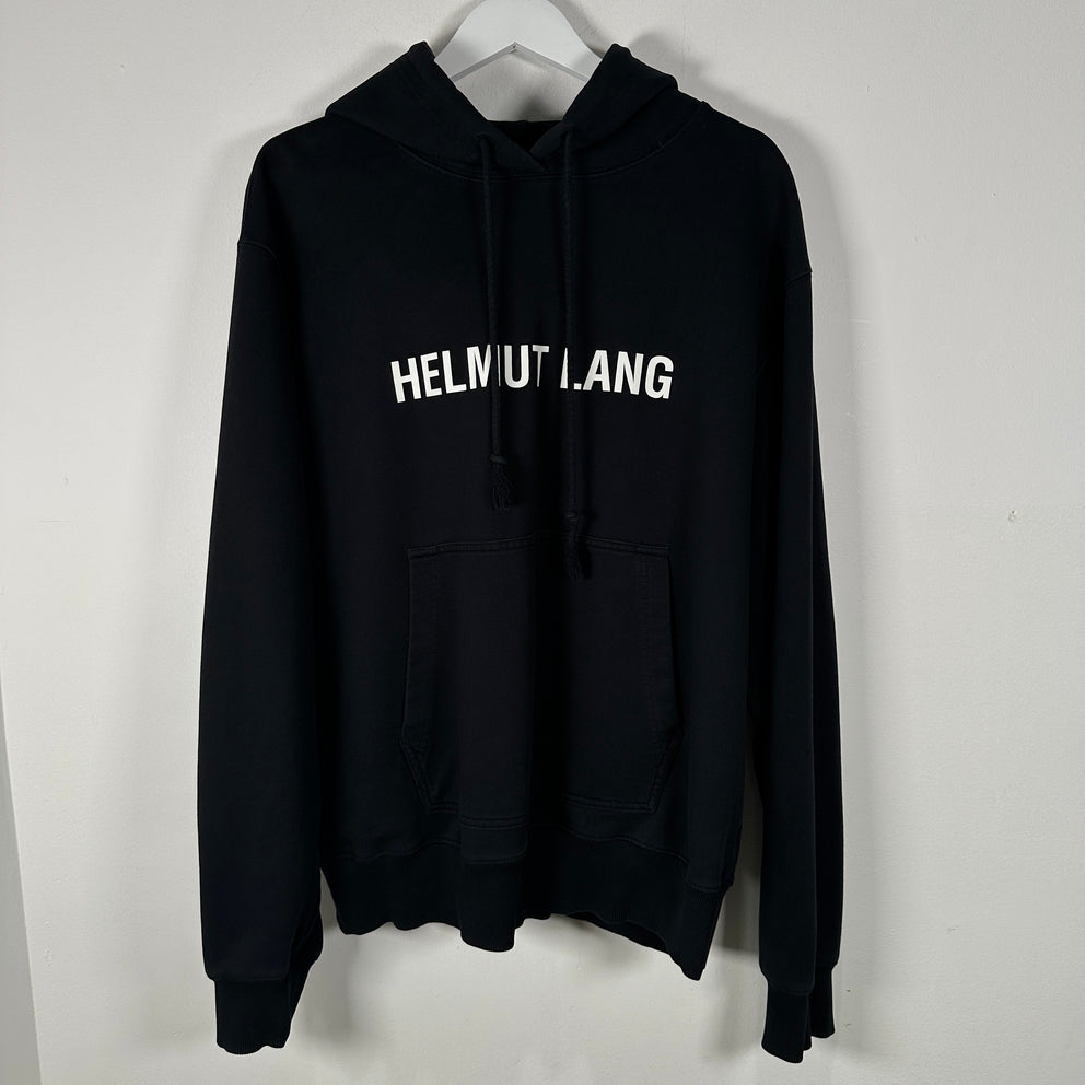 Helmut Lang Logo Hoodie Size XL