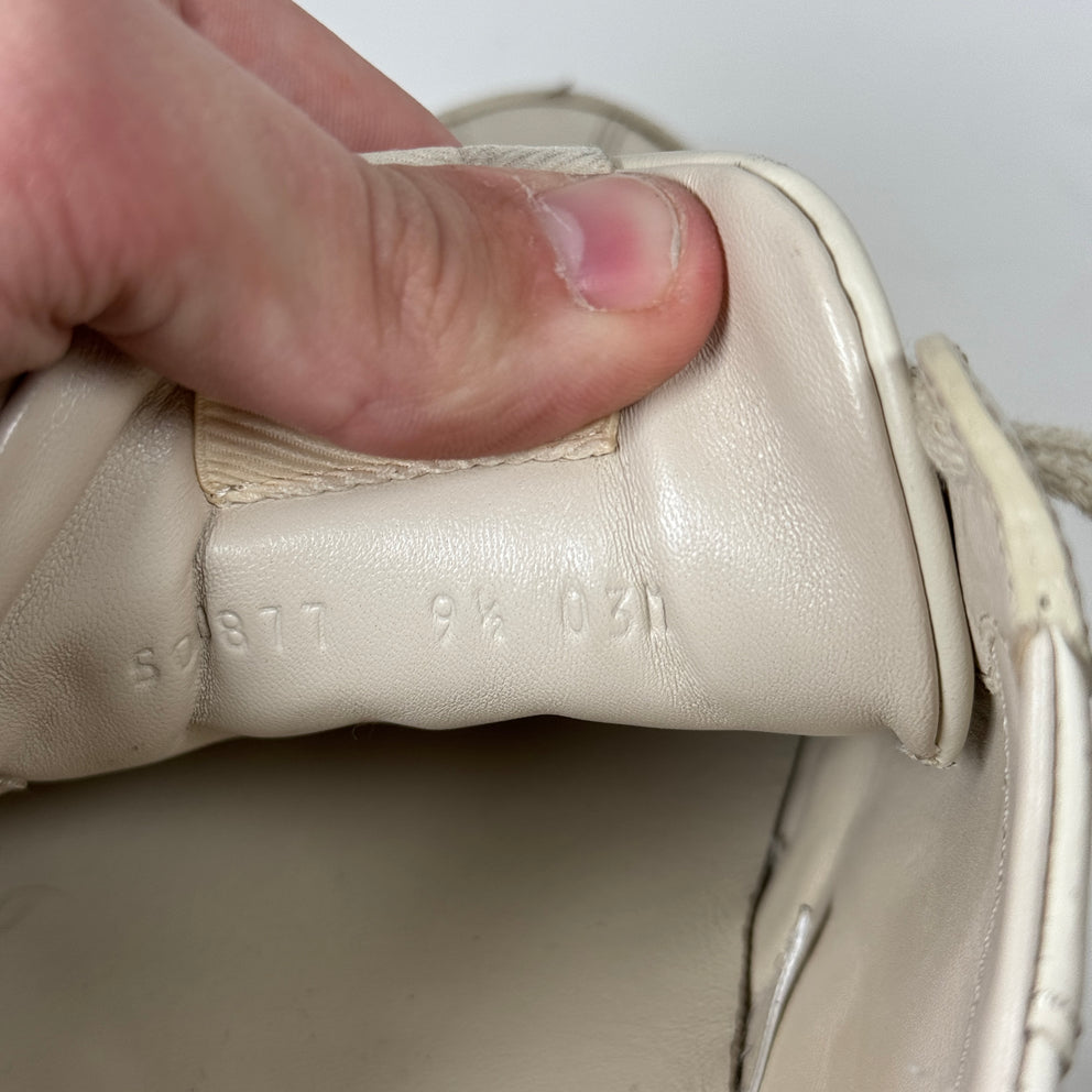Gucci Beige Logo Rhyton Sneaker Size GG 9.5