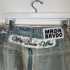 Who Decides War Blue Sacred Denim Size 30