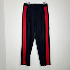 Stella McCartney Navy Red Stipe Suit Pants Size 30