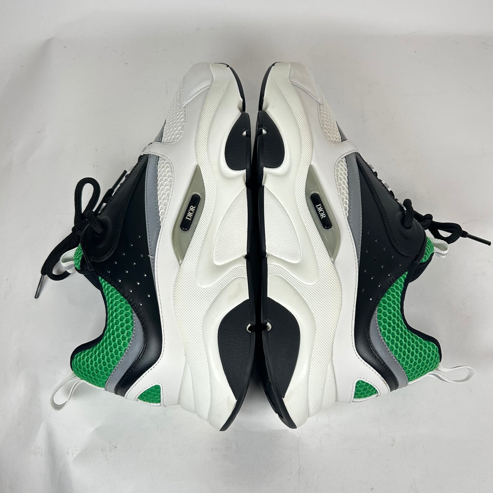 Dior B22 White/Green Sneaker Size 45