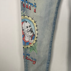 Amiri Zig-Zag Graphic Jeans Size 30