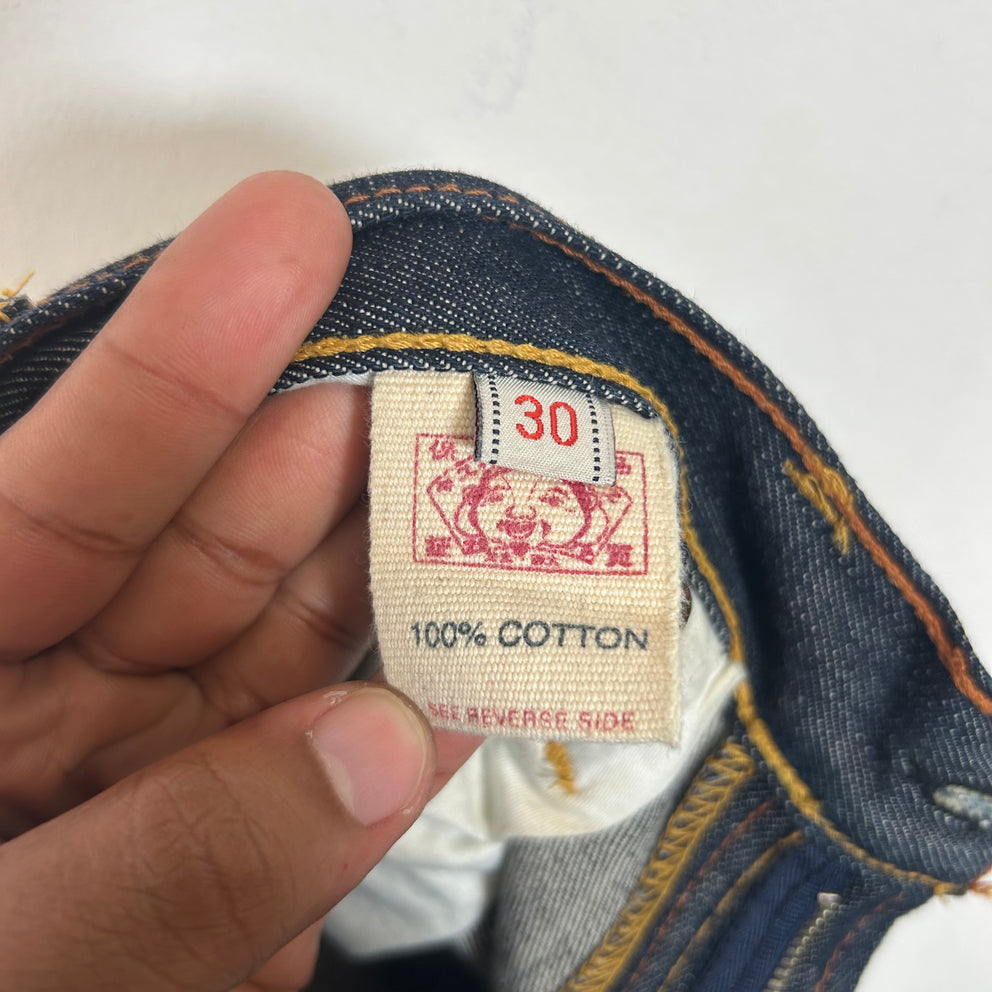 Evisu Indigo Genes Seagull Denim Jeans