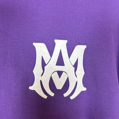 Amiri Purple MA Logo Hoodie Size L