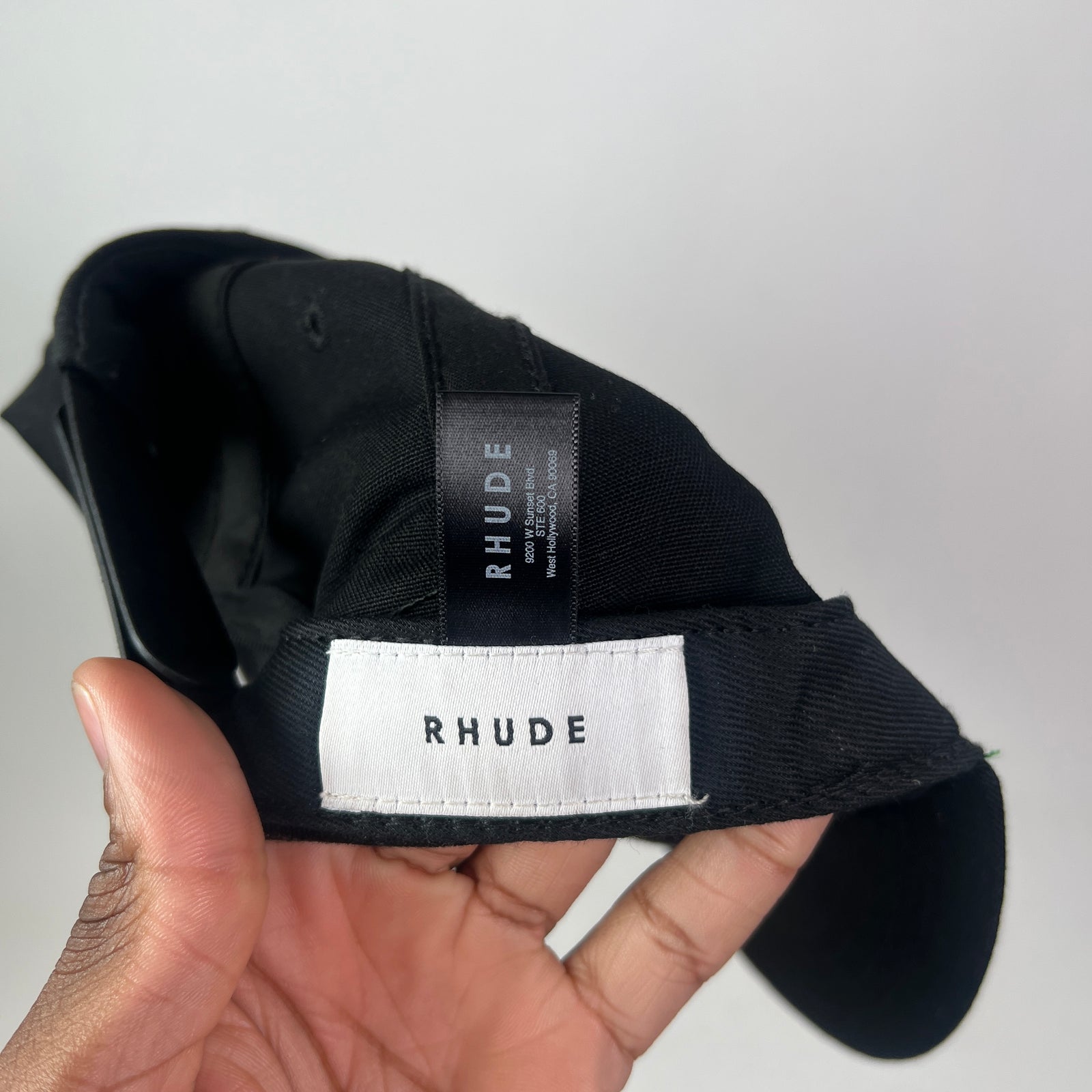 Rhude Black Desert Hills Snapback Hat