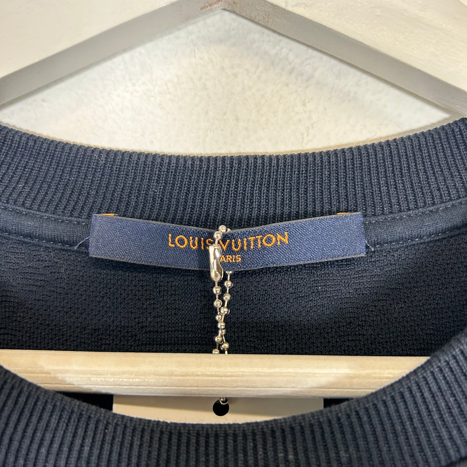 Louis Vuitton Navy 3D Pocket Tee Size M
