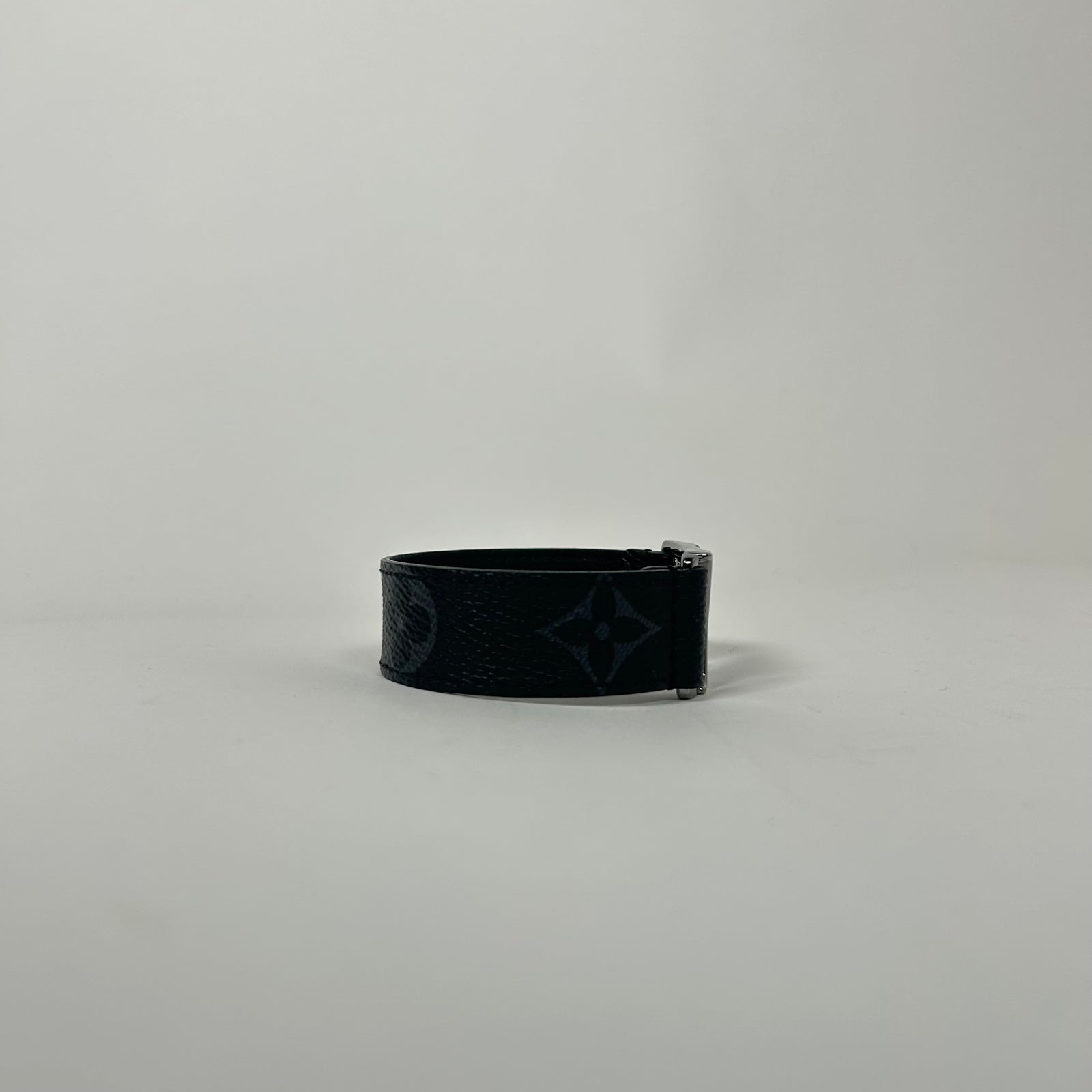 Louis Vuitton Black Hockenheim Monogram Eclipse Bracelet
